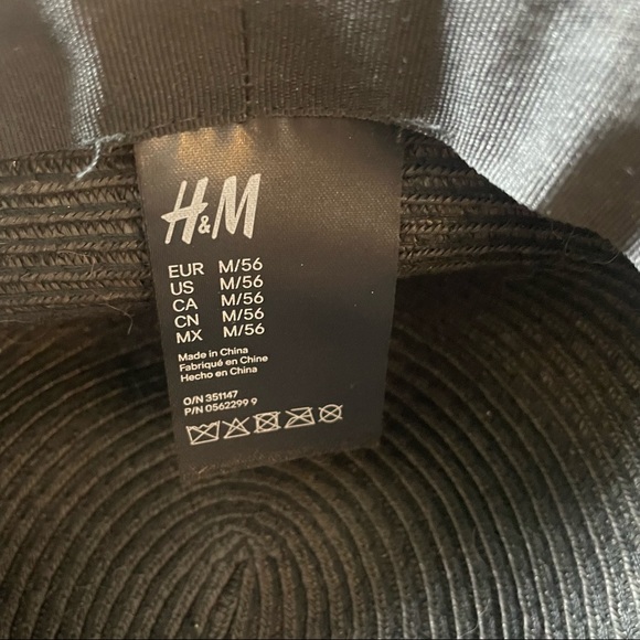 Lot of 2 Black Floppy Sun Hats Size M and M/L - Picture 6 of 8